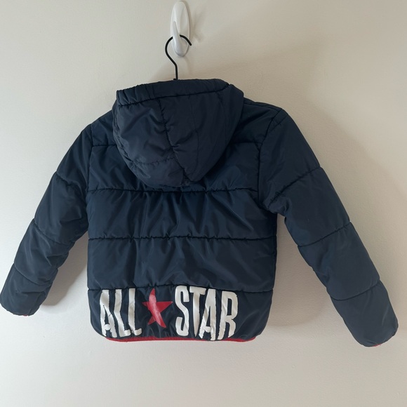 Converse Boys Navy Puffer jacket 6 - Picture 5 of 5